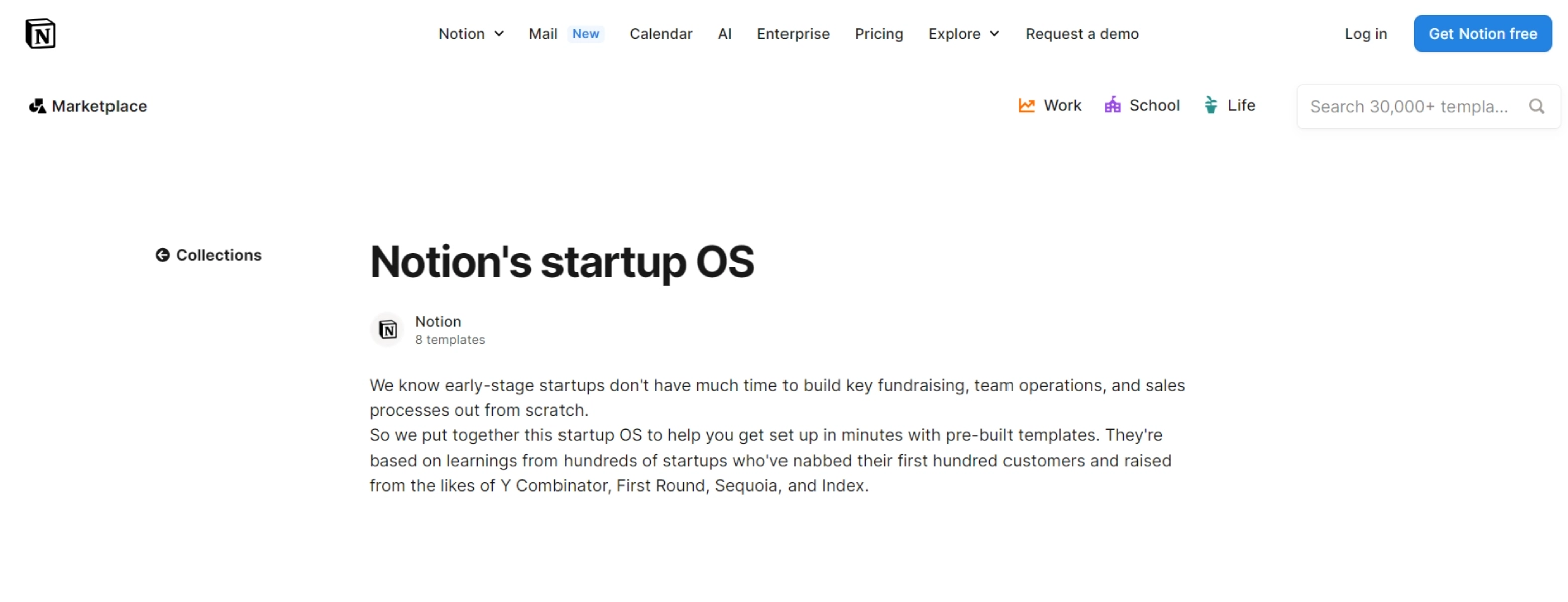 Notion Startup OS